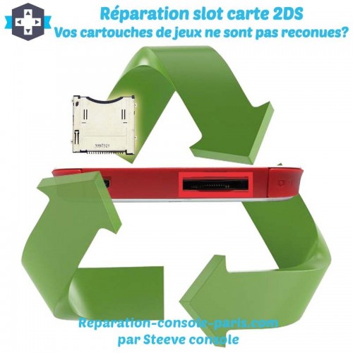 Réparation slot cartouche de jeux 2DS