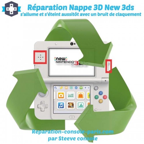 Réparation nappe 3d audio new 3DS