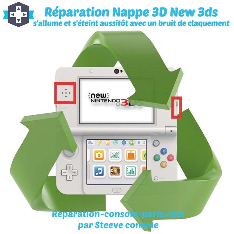 Réparation nappe 3d audio new 3DS