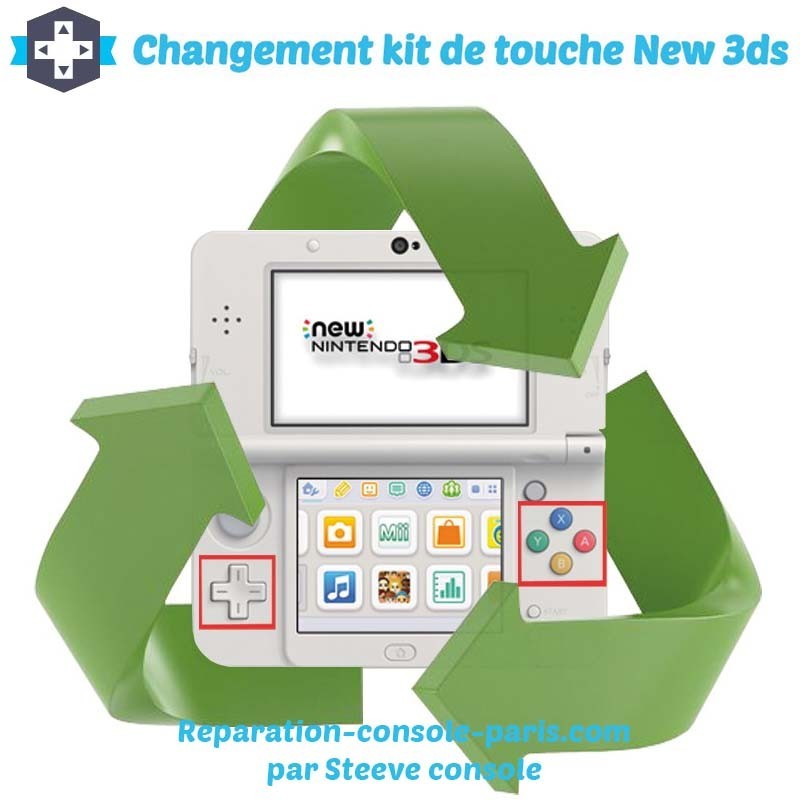 Réparation kit de touche new 3DS