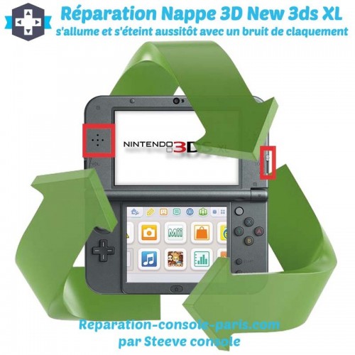 Réparation nappe 3d audio new 3DS XL