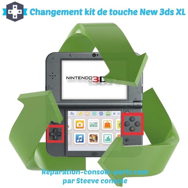 Réparation kit de touche new 3DS XL