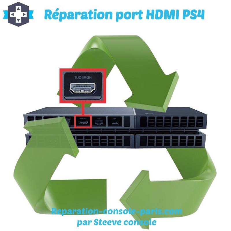 Réparation prise HDMI PS4 (Réparation HDMI Playstation PS4)