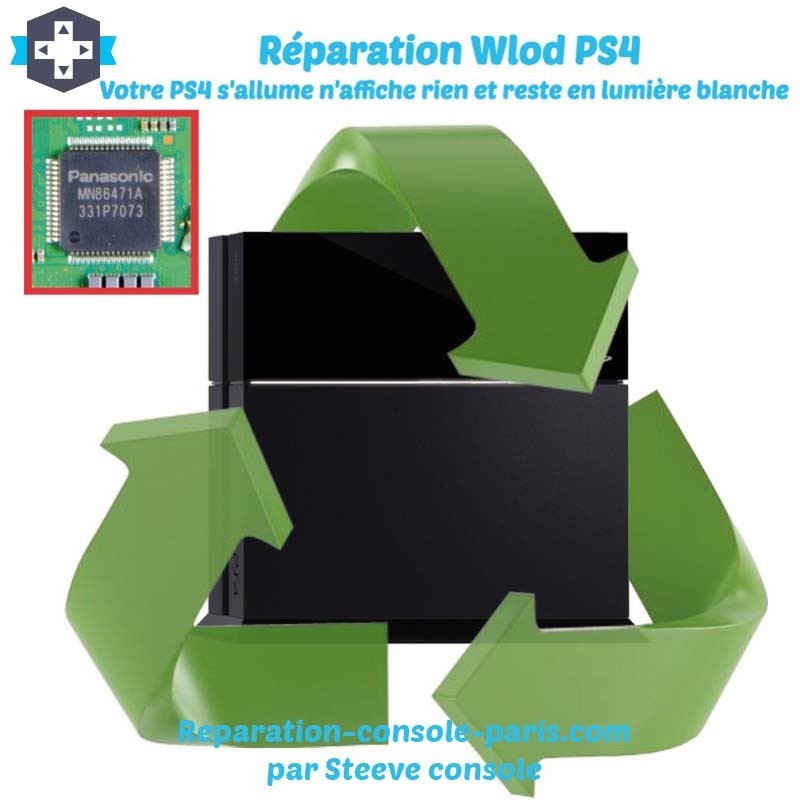 Réparation wlod PS4