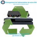 Changement d'alimentation PS4