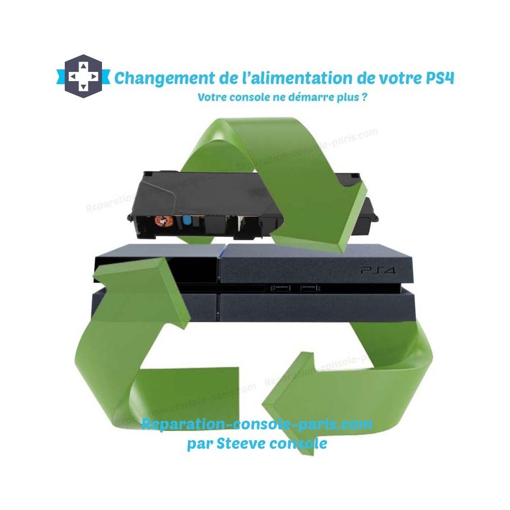 Réparation alimentation PS4 Paris