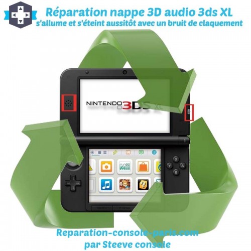 Réparation appareil photo 3DS XL - Réparation console paris