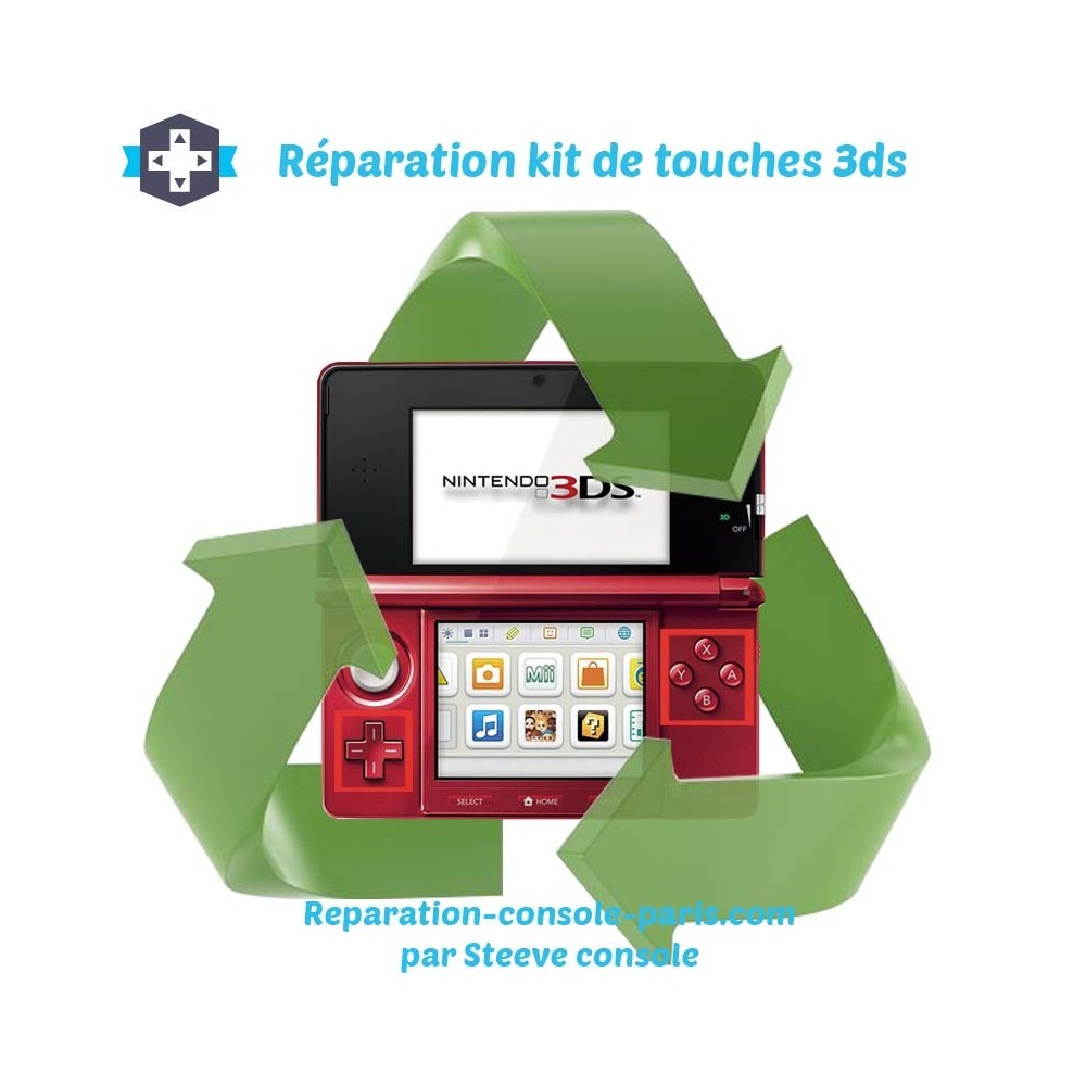 Réparation kit de touche 3DS - Réparation console paris