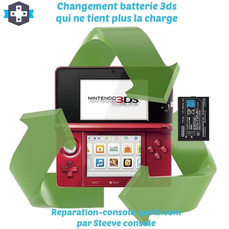 Réparation 3DS changement de batterie