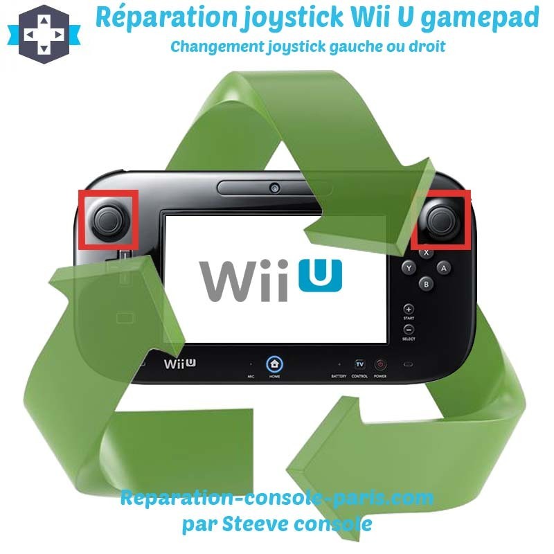 Réparation joystick analogique Wii U Gamepad