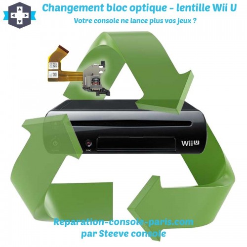 Réparation lentille bloc optique Wii U