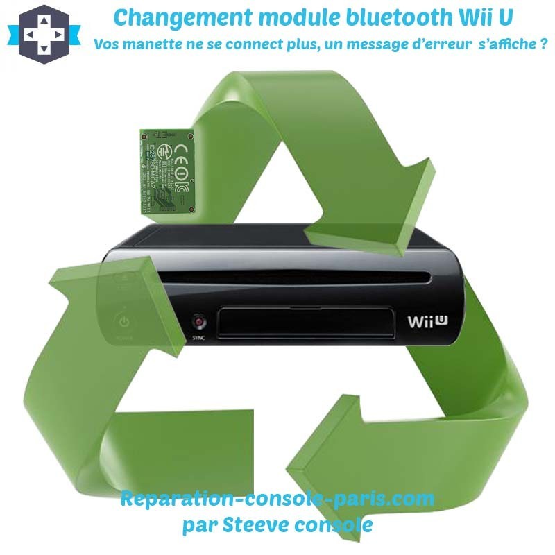 Réparation bluetooth Wii U message d'erreur