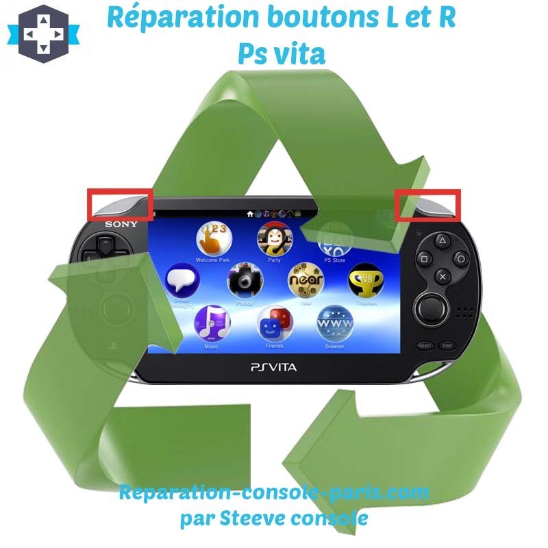 Réparation boutons L et R Ps vita