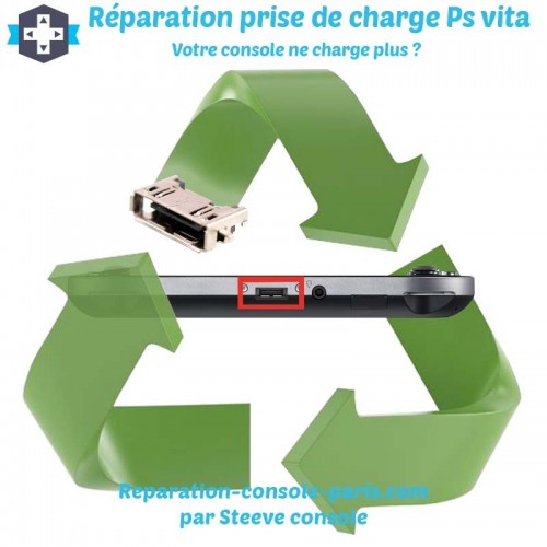 Réparation connecteur de charge Ps vita