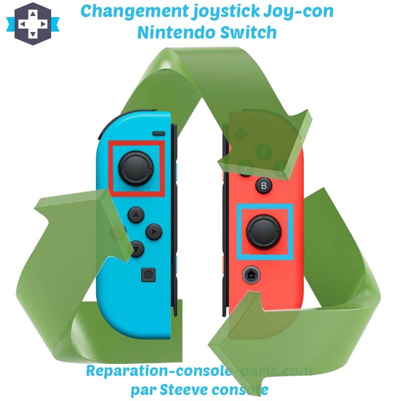 Réparation joystick joy-con Switch Paris