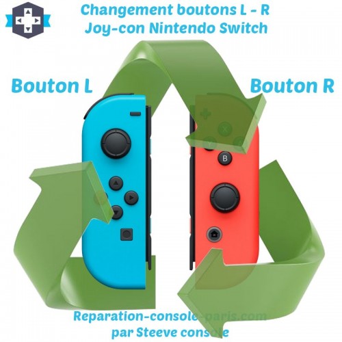 Réparation boutons L et R Joy-con Switch