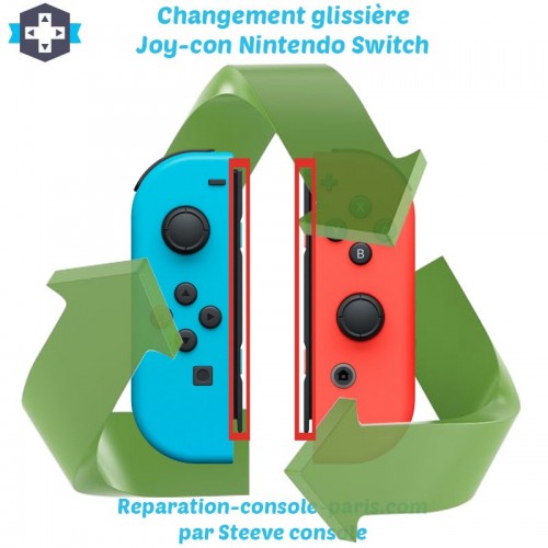 Réparation glissière Joy-con Switch