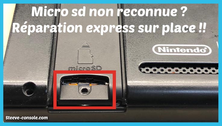 Lecteur carte microSD Nintendo Switch